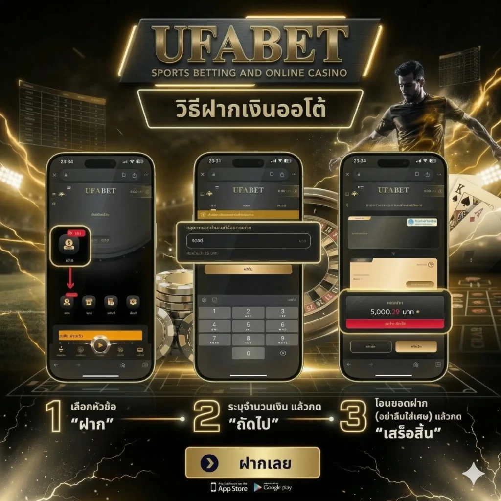 ฝากถอน UFABET